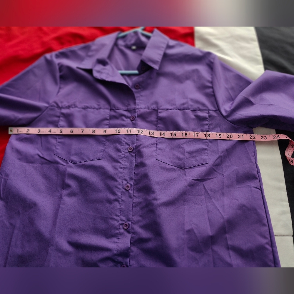 NWOT purple blouse size XXL - Picture 2 of 4
